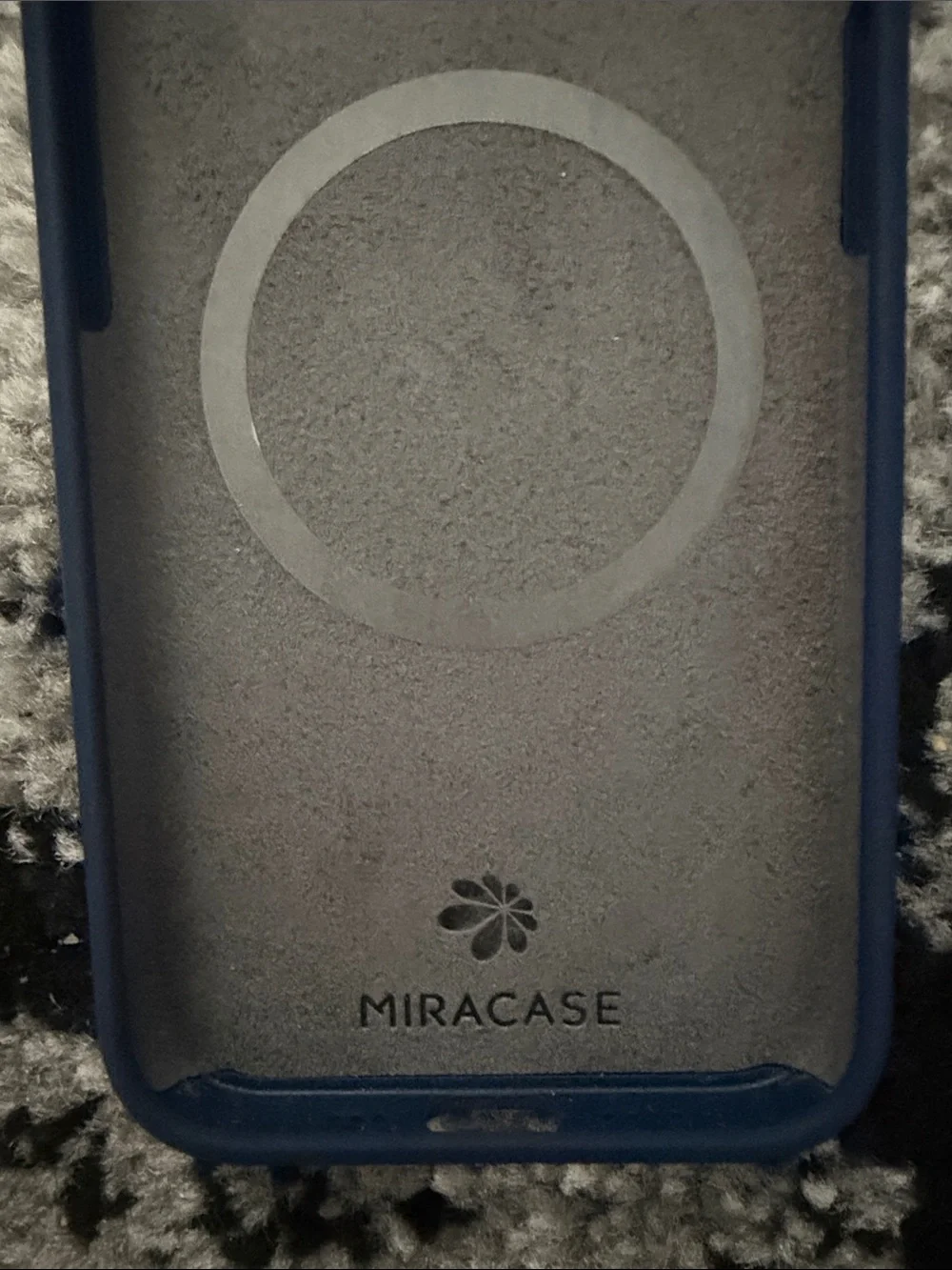 Miracase Navy Blue Phone Case with MagSafe Compatibility IPhone 17e/16e